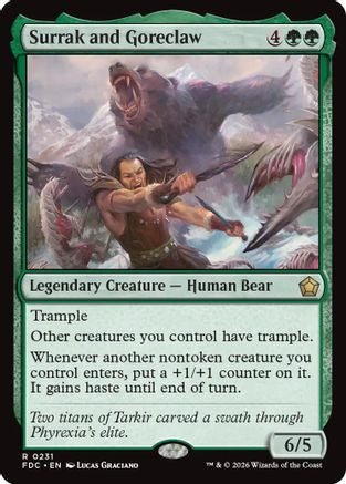 Surrak and Goreclaw (FDC-231) [Commander: Foundations]