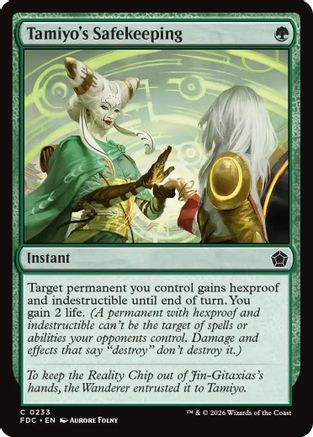 Tamiyo's Safekeeping (FDC-233) [Commander: Foundations]