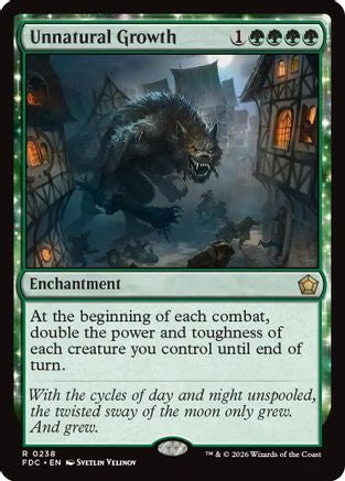 Unnatural Growth (FDC-238) [Commander: Foundations]
