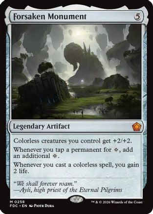 Forsaken Monument (FDC-258) [Commander: Foundations]
