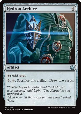 Hedron Archive (FDC-262) [Commander: Foundations]