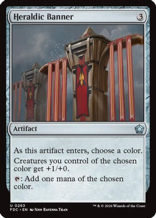 Heraldic Banner (FDC-263) [Commander: Foundations]