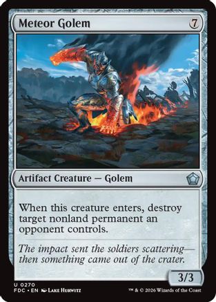 Meteor Golem (FDC-270) [Commander: Foundations]