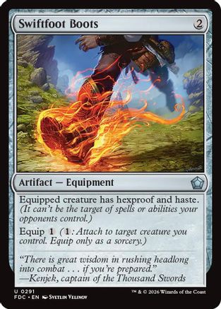 Swiftfoot Boots (FDC-291) [Commander: Foundations]