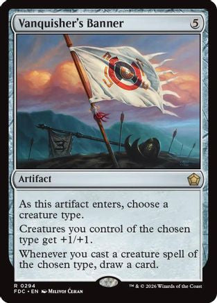 Vanquisher's Banner (FDC-294) [Commander: Foundations]