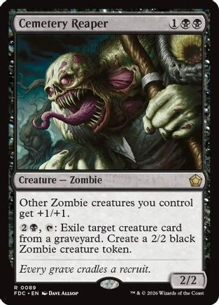 Cemetery Reaper (FDC-089) [Commander: Foundations]