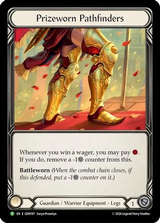 Prizeworn Pathfinders (GEM187) - GEM Pack 6 Cold Foil