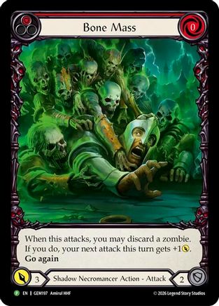 Bone Mass (GEM197) - Usurp the Shadow Throne Rainbow Foil