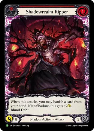 Shadowrealm Ripper (GEM207) - GEM Pack 6