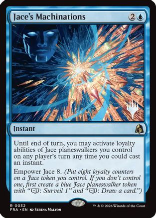 Jace's Machinations (PPFRA-032) [Promo Pack: Reality Fracture]