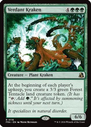 Verdant Kraken (PPFRA-118) [Promo Pack: Reality Fracture]