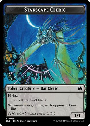 Standard Cleric // Clue Double-Sided Token (SOS-15 // 14) [Secrets of Strixhaven] Foil