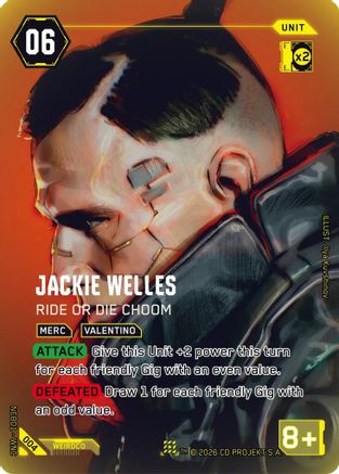 Jackie Welles - Ride or Die Choom (004) - Night City Brawl Season 1 Foil
