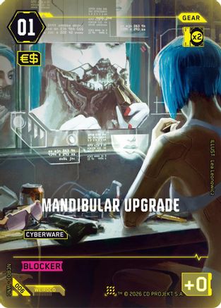 Mandibular Upgrade (006) - Night City Brawl Season 1 Foil