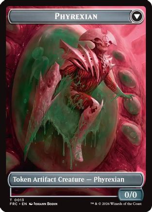 Phyrexian // Incubator Double-Sided Token (FRC-13 // 13) [Commander: Reality Fracture]