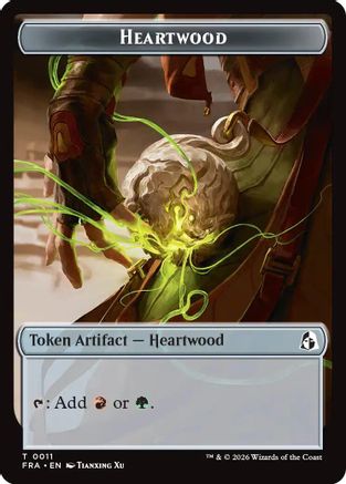 Heartwood // Thopter Double-Sided Token (FRA-11 // 14) [Reality Fracture]