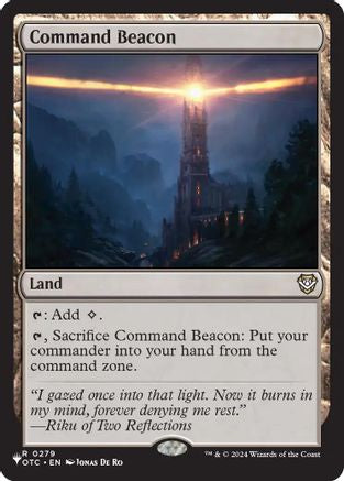 Command Beacon (OTC) (OTC-279) [Commander: Outlaws of Thunder Junction]