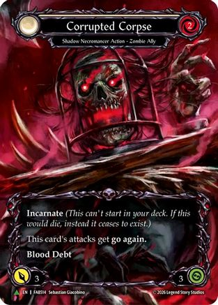 Corrupted Corpse (Marvel) (FAB514) (E) (FAB514) - Flesh and Blood: Promo Cards Cold Foil