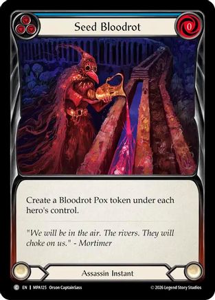 Seed Bloodrot (MPA125) - Flesh and Blood: Promo Cards Rainbow Foil