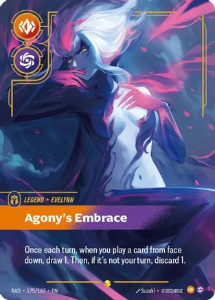 Evelynn, Agony's Embrace (Overnumbered) (175/167) - Radiance Foil