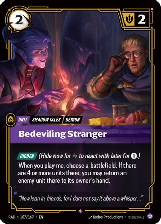 Bedeviling Stranger (107/167) - Radiance Foil