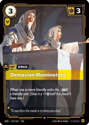 Demacian Illuminators (131/167) - Radiance Foil