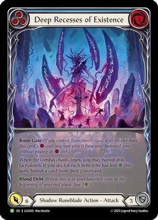Deep Recesses Of Existence - LGS450 (LGS450) - Flesh and Blood: Promo Cards Rainbow Foil