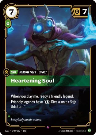 Heartening Soul (040/167) - Radiance Foil