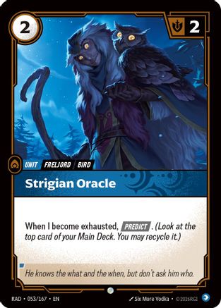 Strigian Oracle (053/167) - Radiance Foil