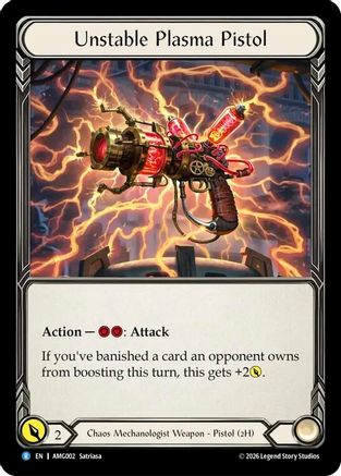 Unstable Plasma Pistol (AMG002) - Armory Deck: Min Rainbow Foil