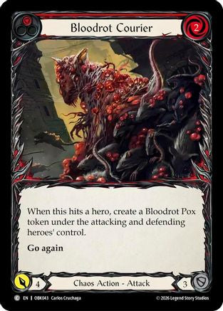 Bloodrot Courier (OBK043) - Outbreak Rainbow Foil