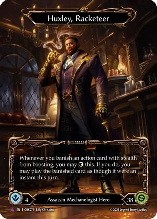 Huxley, Racketeer (Marvel) (OBK071) - Outbreak Cold Foil