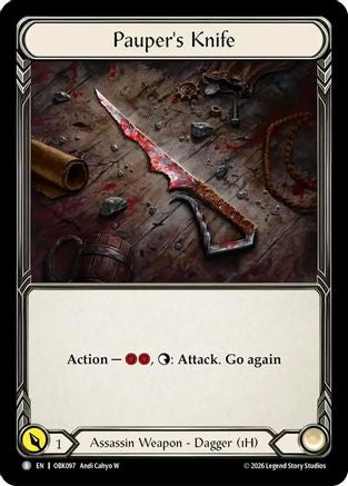 Pauper's Knife (OBK097) - Outbreak