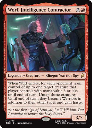 Worf, Intelligence Contractor (TRK-180) [Star Trek]