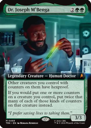 Dr. Joseph M'Benga (Extended Art) (TRK-469) [Star Trek]