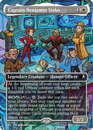 Captain Benjamin Sisko (Borderless) (TRK-344) [Star Trek]