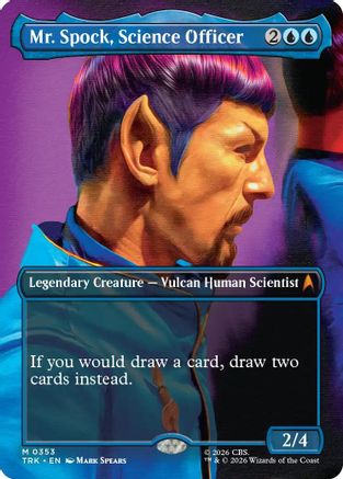 Mr. Spock, Science Officer (Borderless) (TRK-353) [Star Trek] Foil