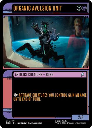 Organic Avulsion Unit (Showcase) (TRK-376) [Star Trek] Foil