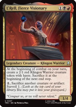 L'Rell, Fierce Visionary (TRK-247) [Star Trek] Foil