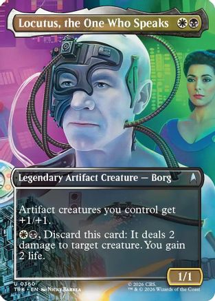 Locutus, the One Who Speaks (Borderless) (TRK-360) [Star Trek] Foil