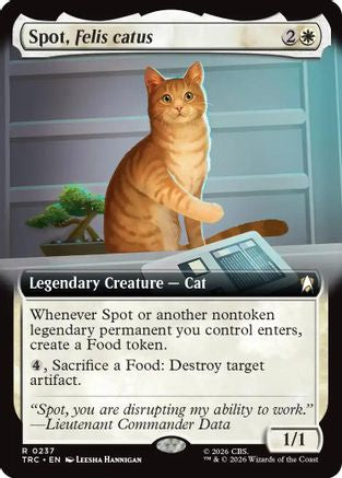 Spot, Felis catus (Extended Art) (TRC-237) [Commander: Star Trek]