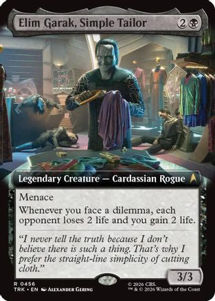 Elim Garak, Simple Tailor (Extended Art) (TRK-456) [Star Trek]