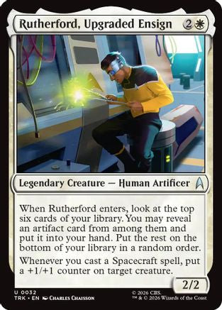 Rutherford, Upgraded Ensign (TRK-032) [Star Trek] Foil