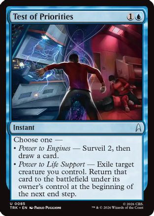 Test of Priorities (TRK-085) [Star Trek]