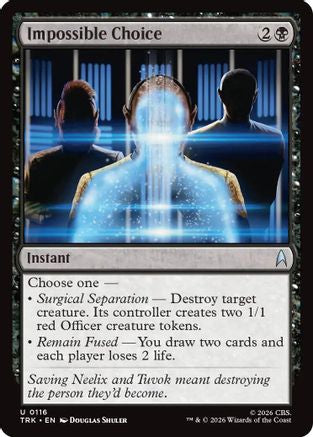 Impossible Choice (TRK-116) [Star Trek] Foil
