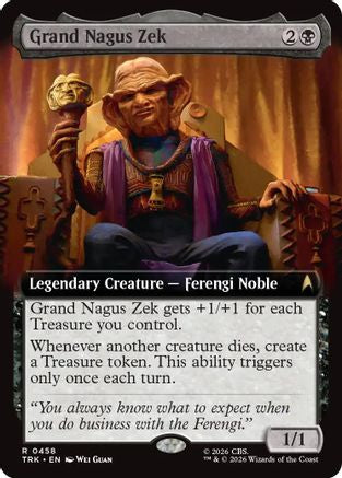 Grand Nagus Zek (Extended Art) (TRK-458) [Star Trek]
