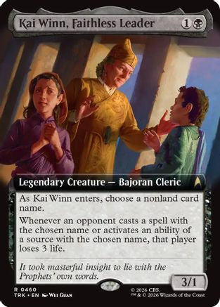 Kai Winn, Faithless Leader (Extended Art) (TRK-460) [Star Trek] Foil