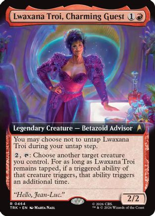 Lwaxana Troi, Charming Guest (Extended Art) (TRK-464) [Star Trek] Foil