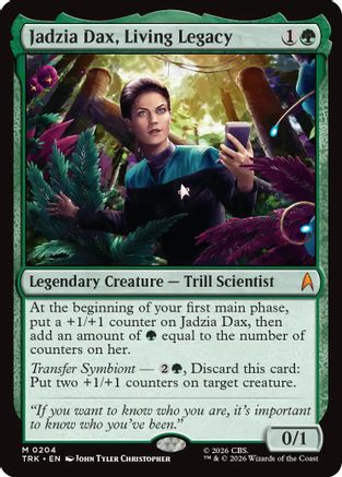 Jadzia Dax, Living Legacy (TRK-204) [Star Trek]