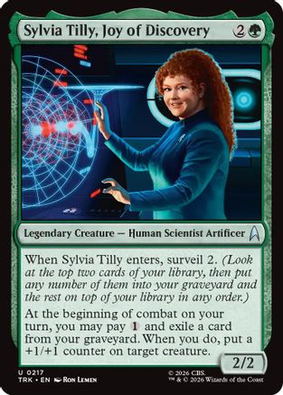 Sylvia Tilly, Joy of Discovery (TRK-217) [Star Trek] Foil